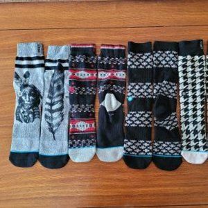 Stance Socks Set of 4 Various Pairs